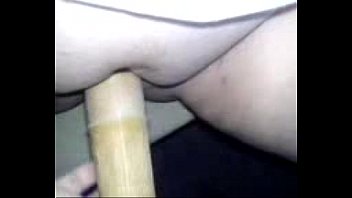 Baseball bat in my wet pussy